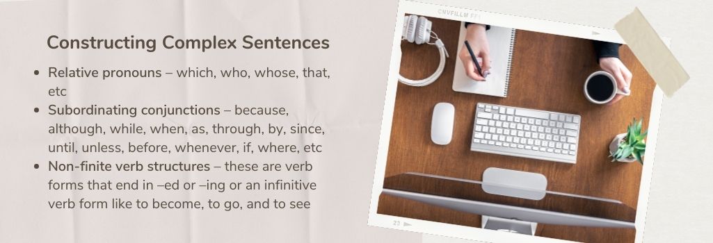 constructing complex sentences